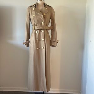 Holland Cooper | Wool Trench Coat | Color: Camel | Size: 8 U.K / 4 U.S.A